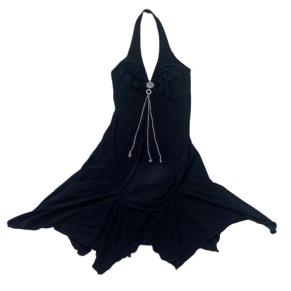 Vintage Dresses & Skirts - Vintage Goth Handkerchief Dress